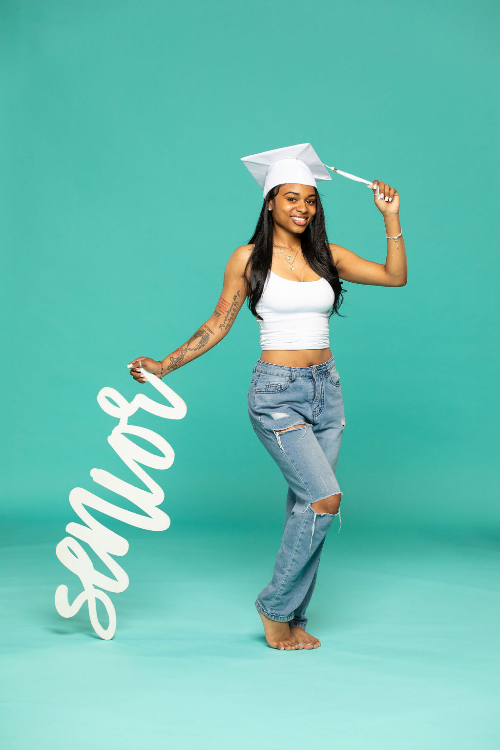 36 Inch Wooden Senior Photo Prop Sign "I'm so excited to use these!"
