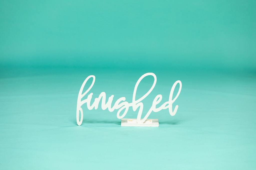 Finished Senior Photo Prop | "I love the product!"