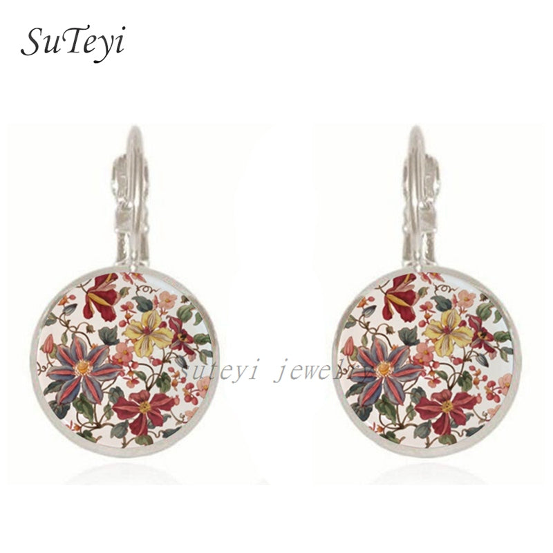 Charm Henna Yoga Amulet Mandala Earrings – Bohemian Drop Earrings
