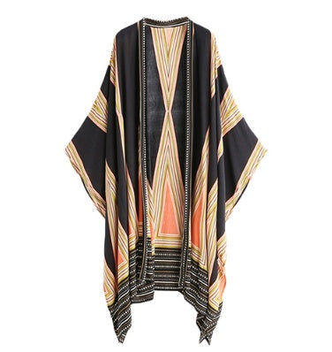 Safari Kimono - A drift-through-the-market kimono that feels like a souvenir from a faraway city, without ever leaving home.