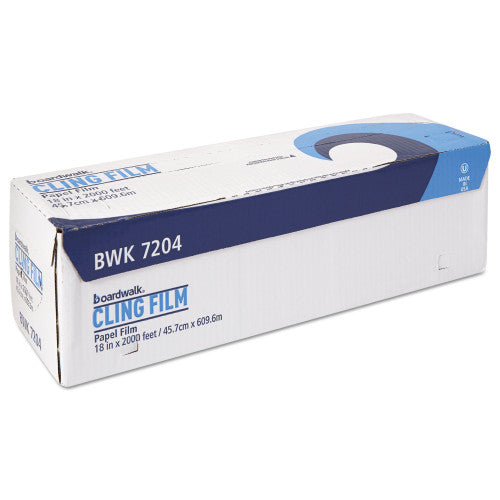 Boardwalk® PVC Food Wrap Film, 18" x 2000-ft. Roll, 1 Roll per Carton (BWK7204)