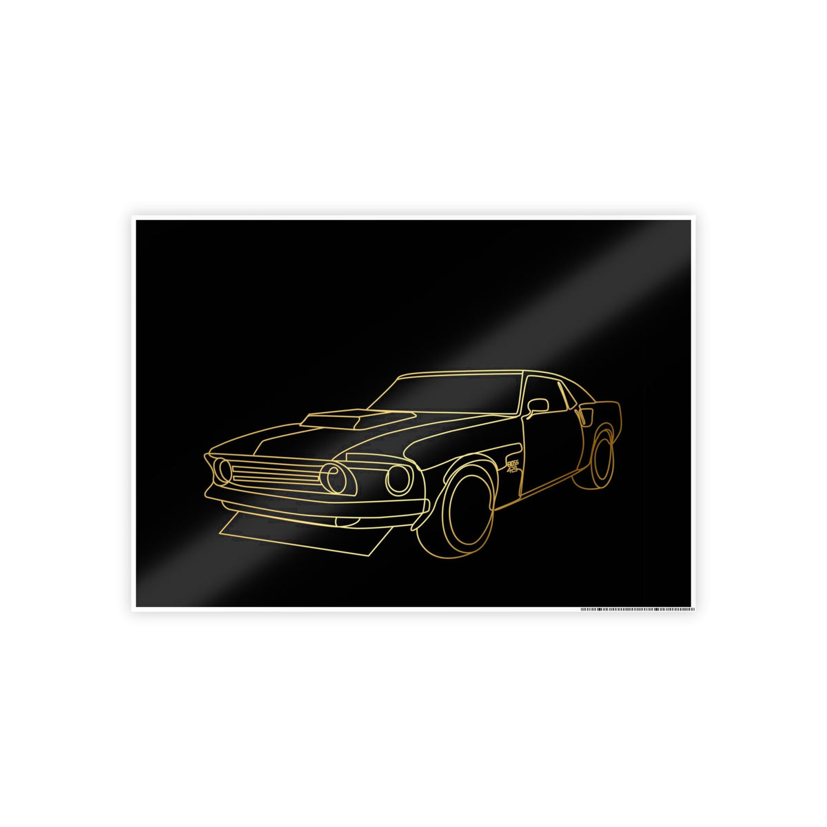 1969 Ford Mustang Boss Gloss Posters