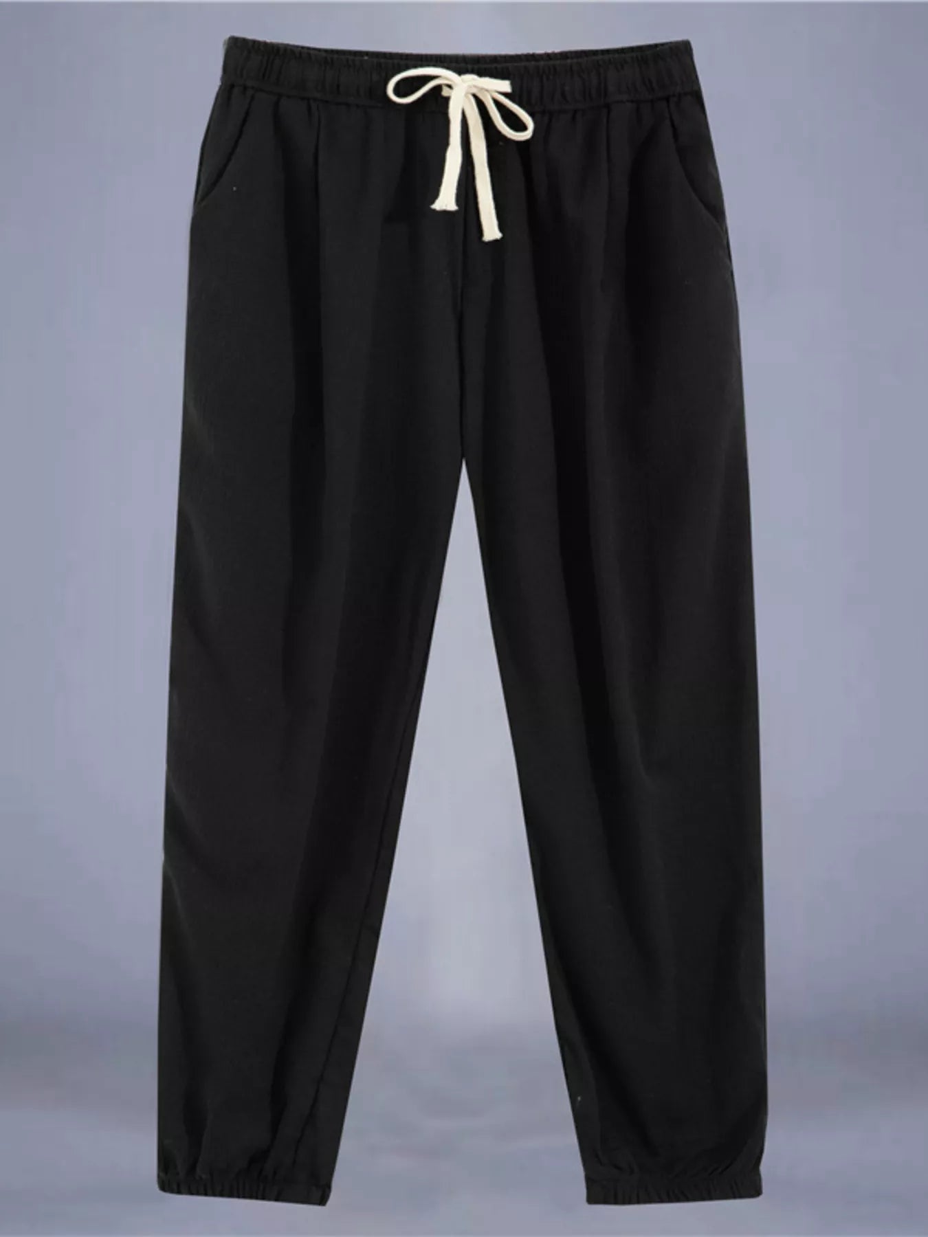 Men's Plus Size Drawstring Loose Fit Pants