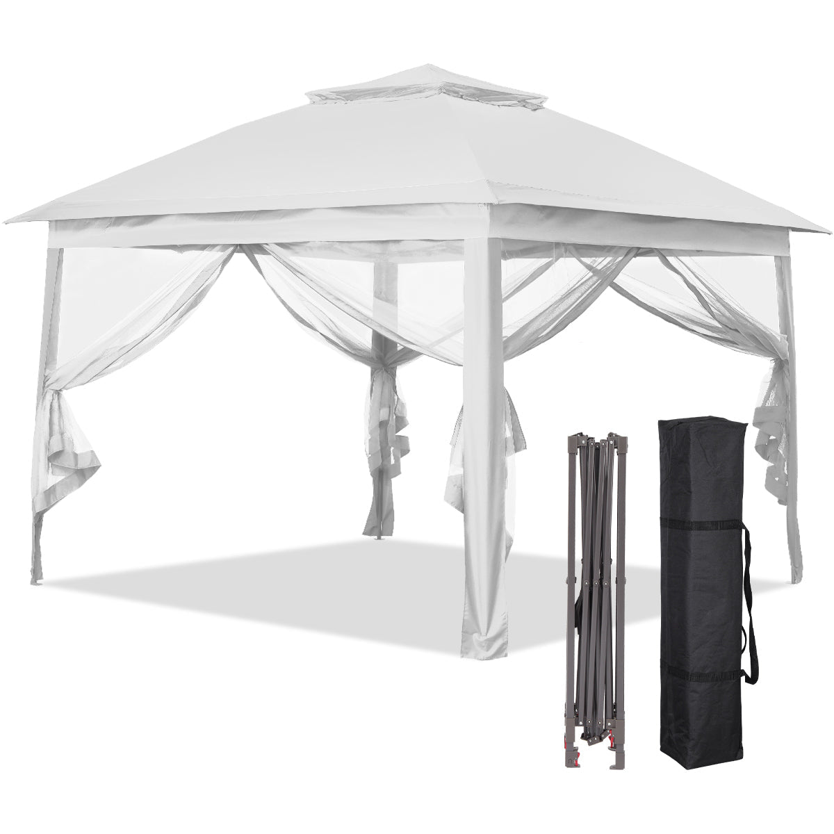 Ainfox 11ft X 11ft Patio Canopy For Outdoor Party Barberbue