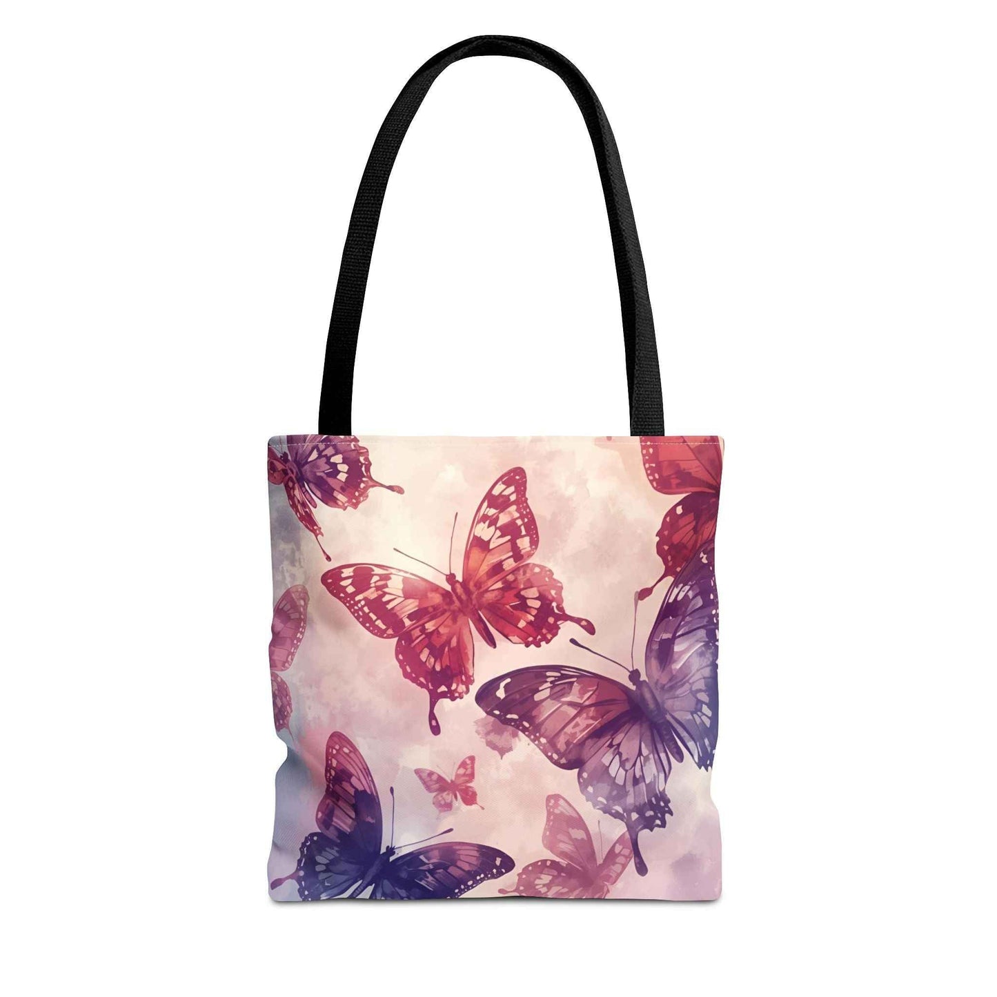 Butterfly Canvas Tote Bag – Eco-Friendly, Multi-Size