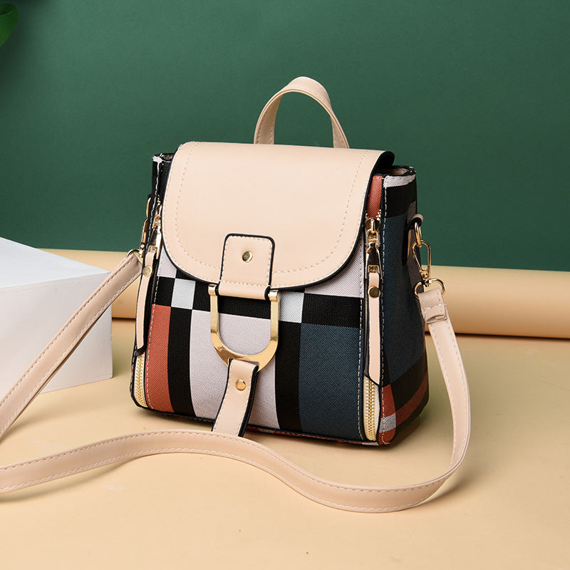 Small Women's Grid Backpack