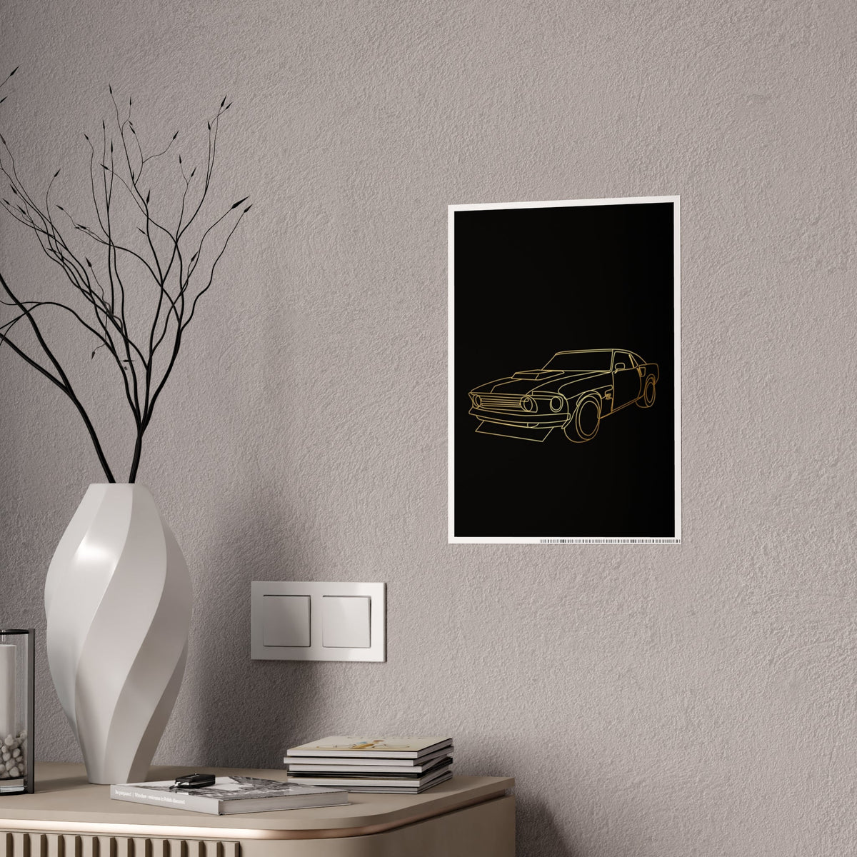 1969 Ford Mustang Boss Gloss Posters