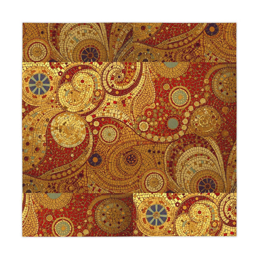 Bohemian Mosaic Tablecloth – Colorful Durable Holiday Dining Accent