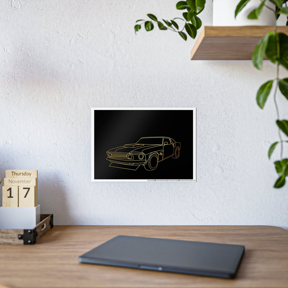 1969 Ford Mustang Boss Gloss Posters