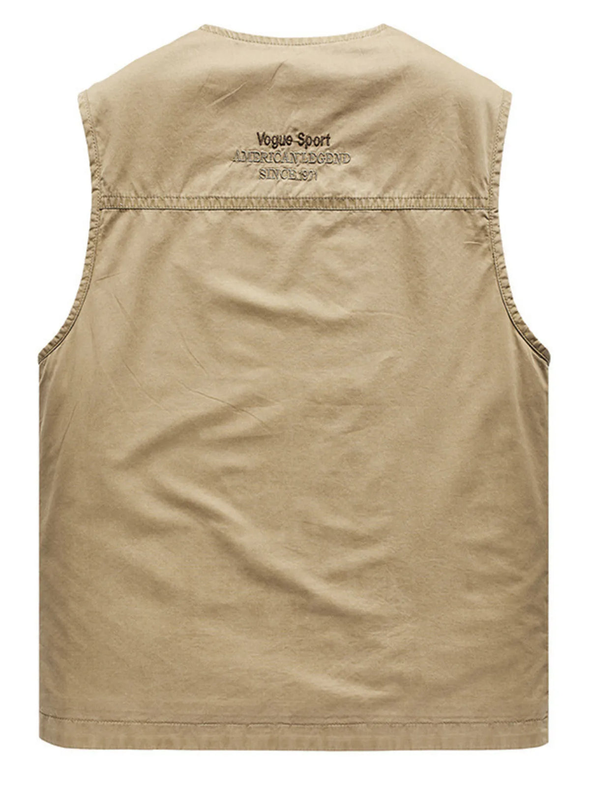Men's Plus Size Casual Multi-Pocket Outdoor Vest