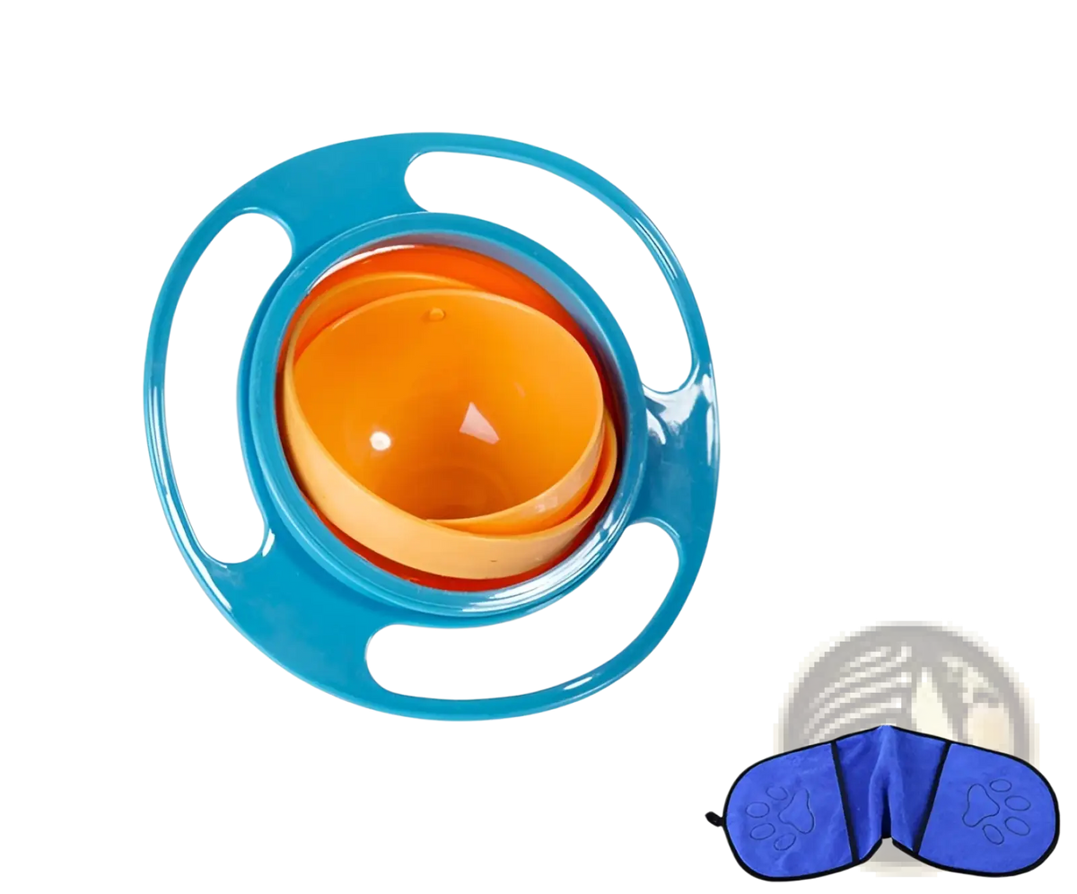 360 Rotating Universal Spill Proof Baby Feeding Bowl