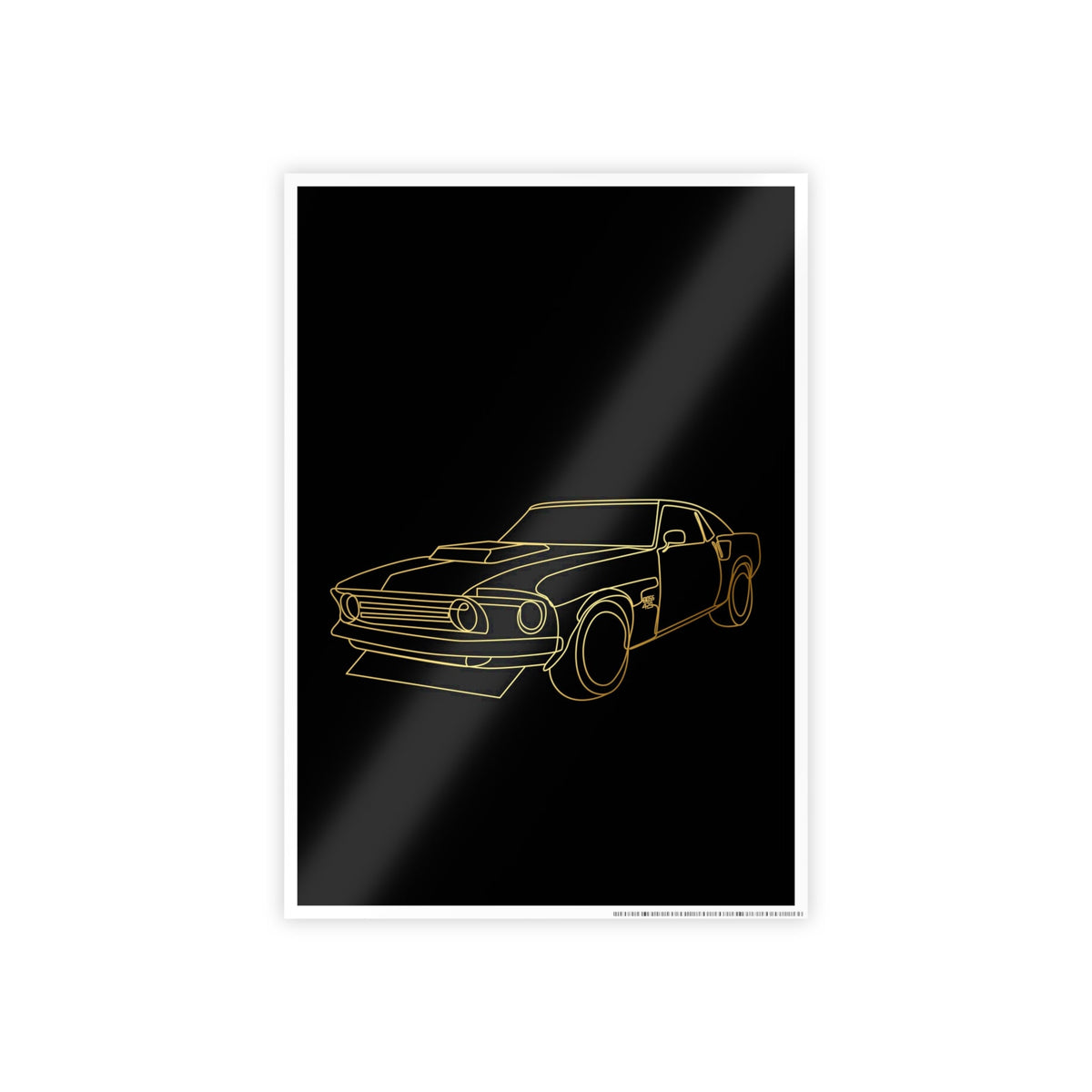 1969 Ford Mustang Boss Gloss Posters