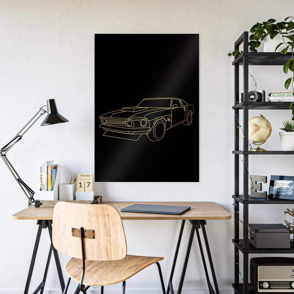 1969 Ford Mustang Boss Gloss Posters