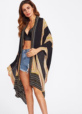 Safari Kimono - A drift-through-the-market kimono that feels like a souvenir from a faraway city, without ever leaving home.