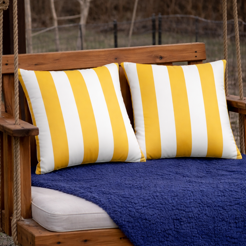 6 Pack Outdoor Pillow Covers - 18x18 Inch
