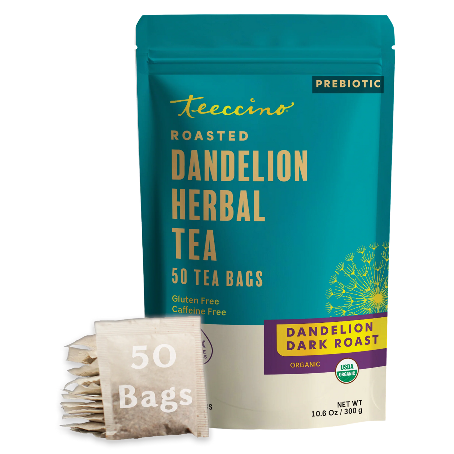 Dandelion Dark Roast Roasted Herbal Tea