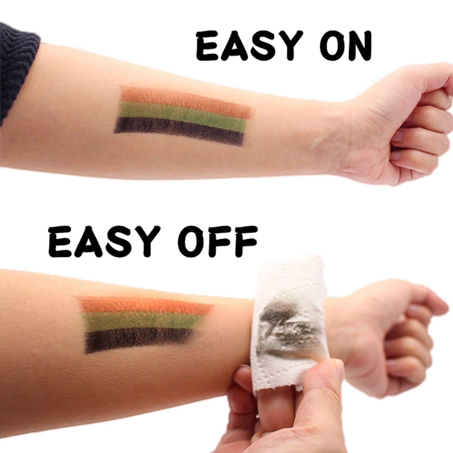 Camo Face Paint Stick – Easy-Apply Camouflage Colors, Non-Toxic