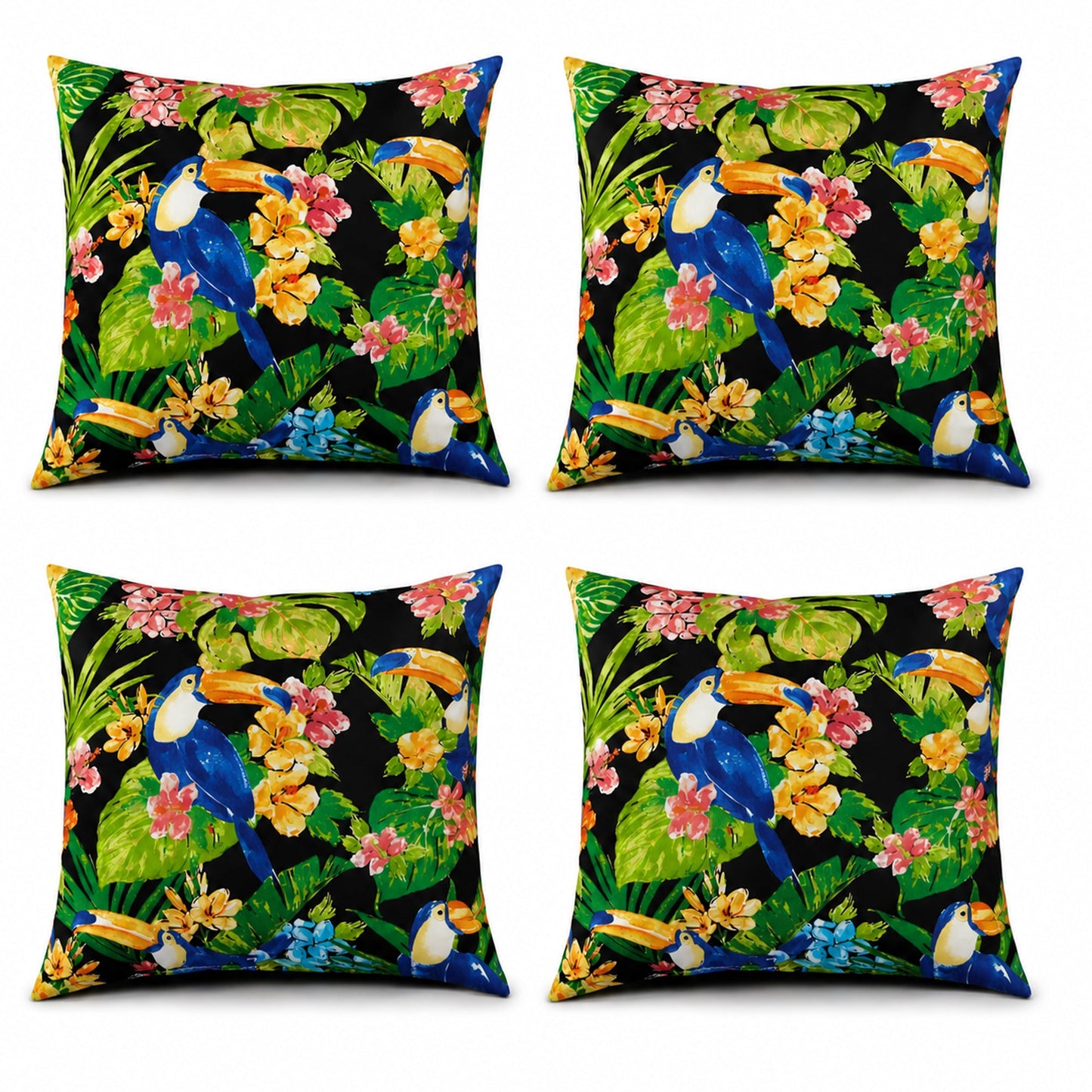 6 Pack Outdoor Pillow Covers - Decorative and Water-Repellent