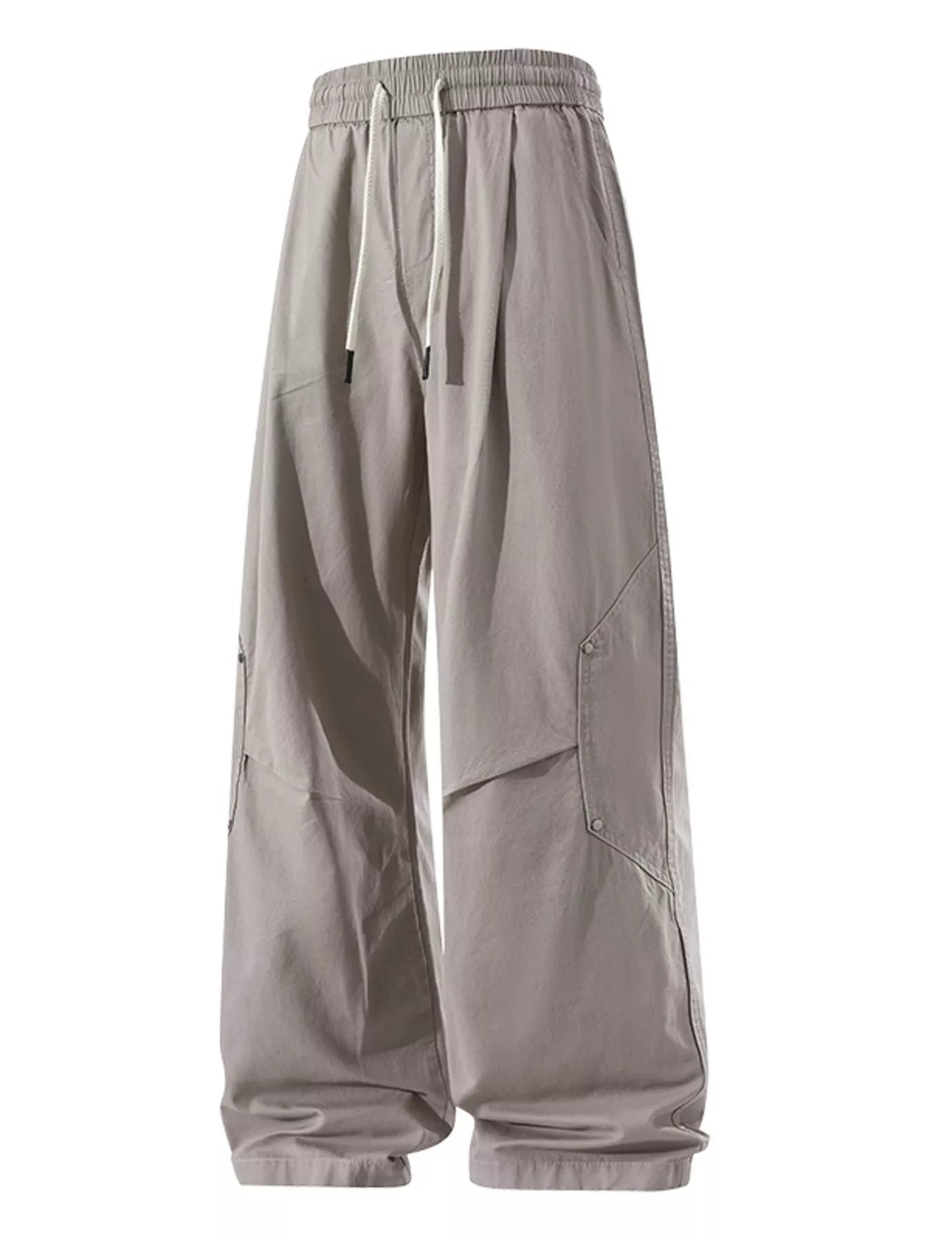 Men's Plus Size Loose Fit Drawstring Cargo Pants