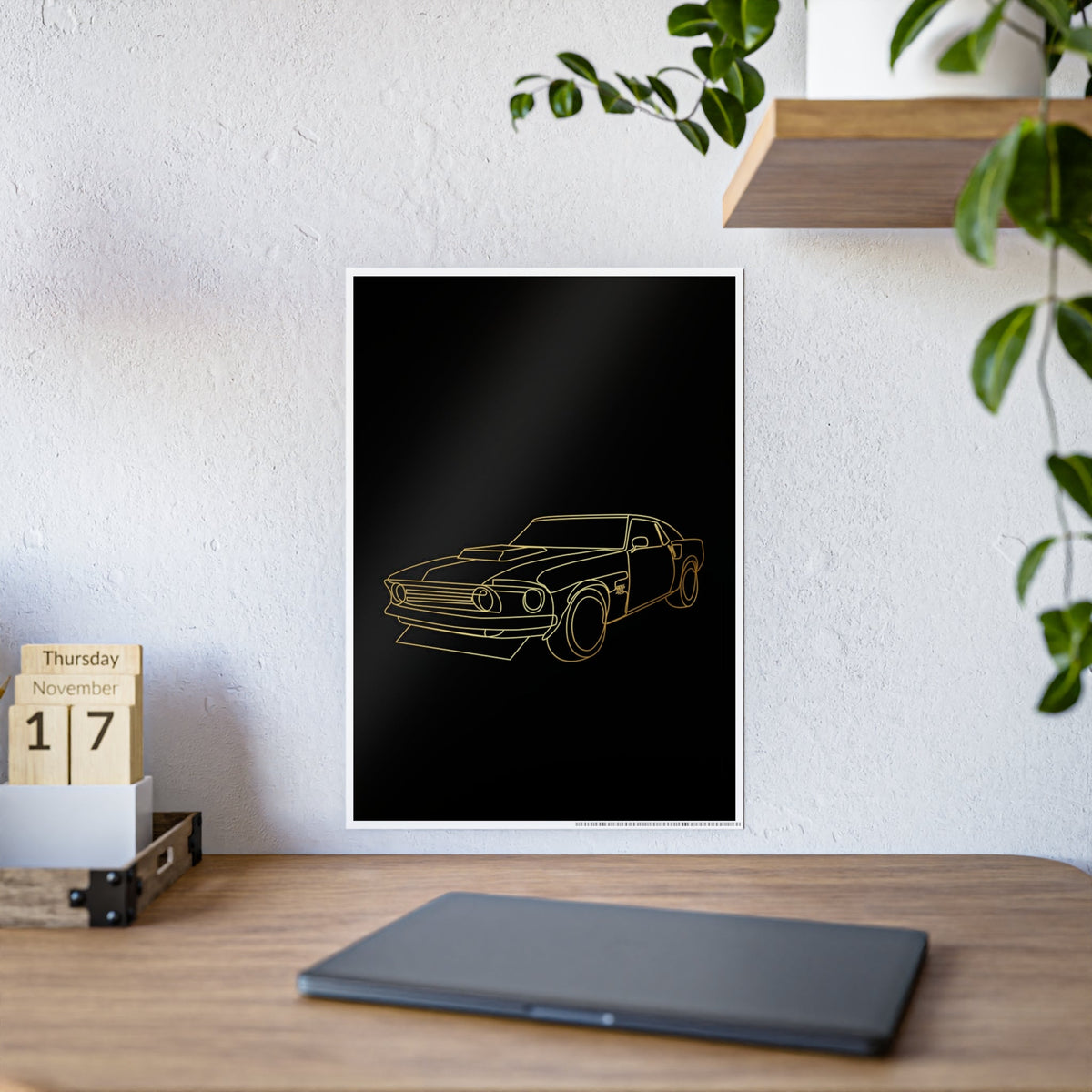 1969 Ford Mustang Boss Gloss Posters