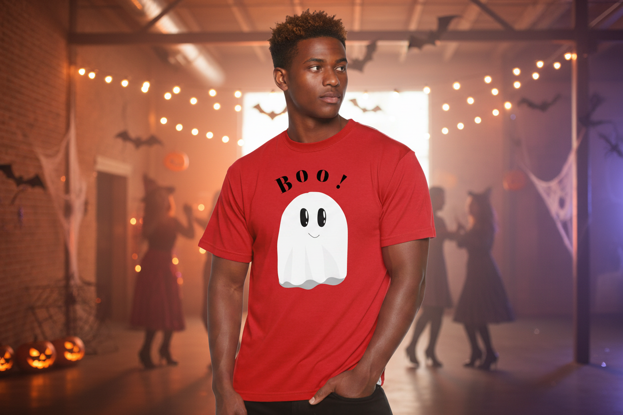 Boo Men's Bamboo Viscose/Organic Cotton Short Sleeve Graphic T-Shirt
