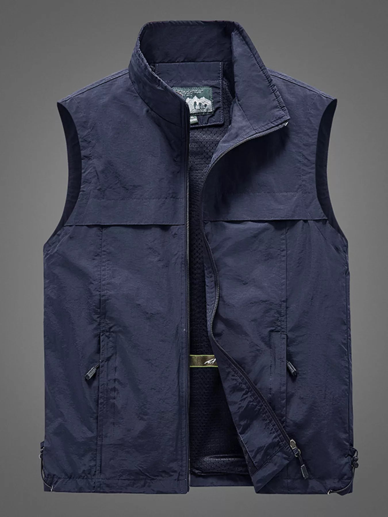 Men's Plus Size Zip Up Vest