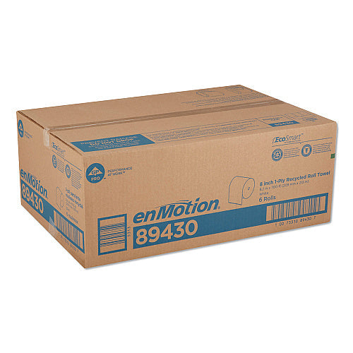 Pacific Blue® Hardwound Towel Paper, White, 700-ft., 6 Rolls (89430)