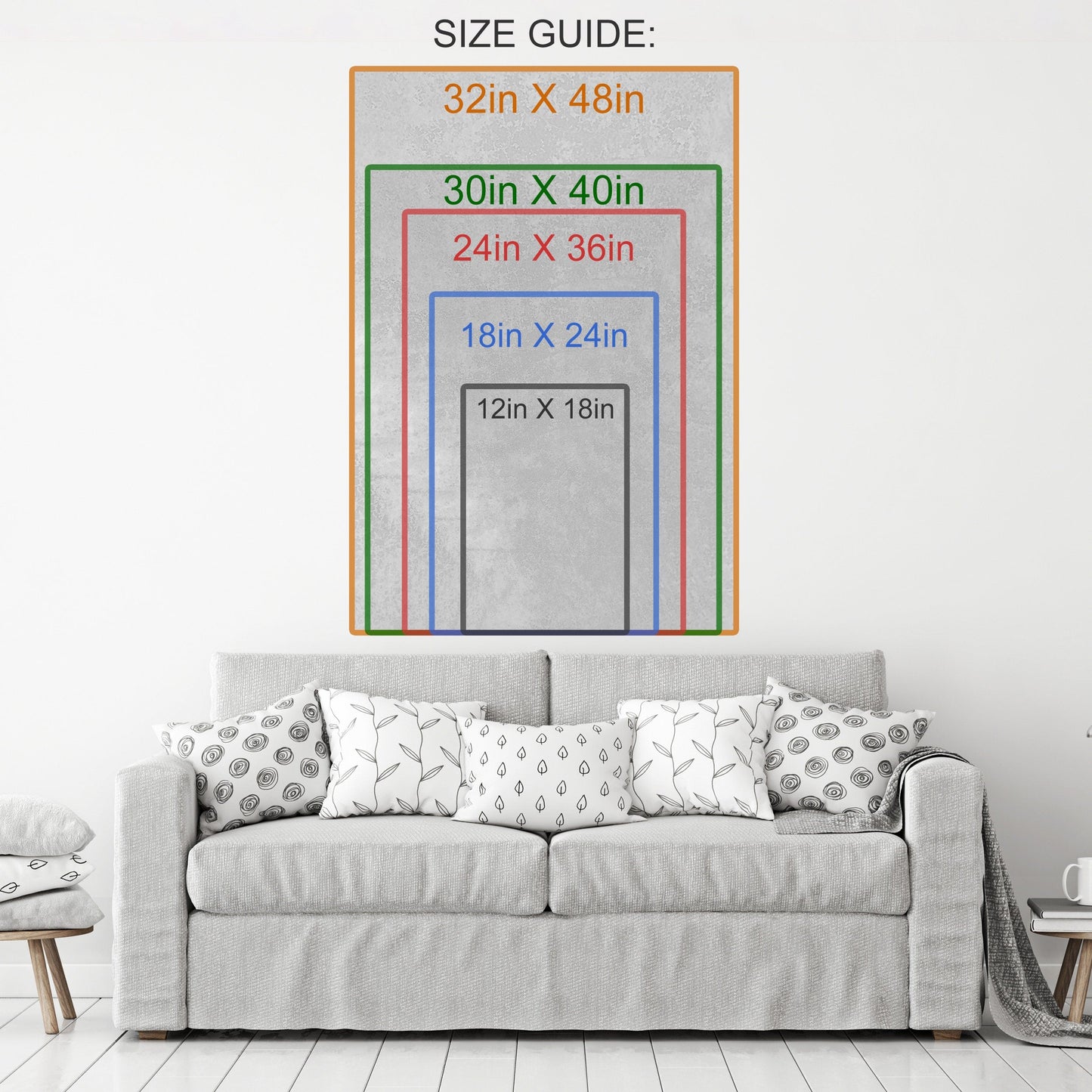 Stay Positive Be Happy Live Free Canvas Wall Art, Motivational Decor, Inspirational Decor, Office Decor, Dorm Room Decor