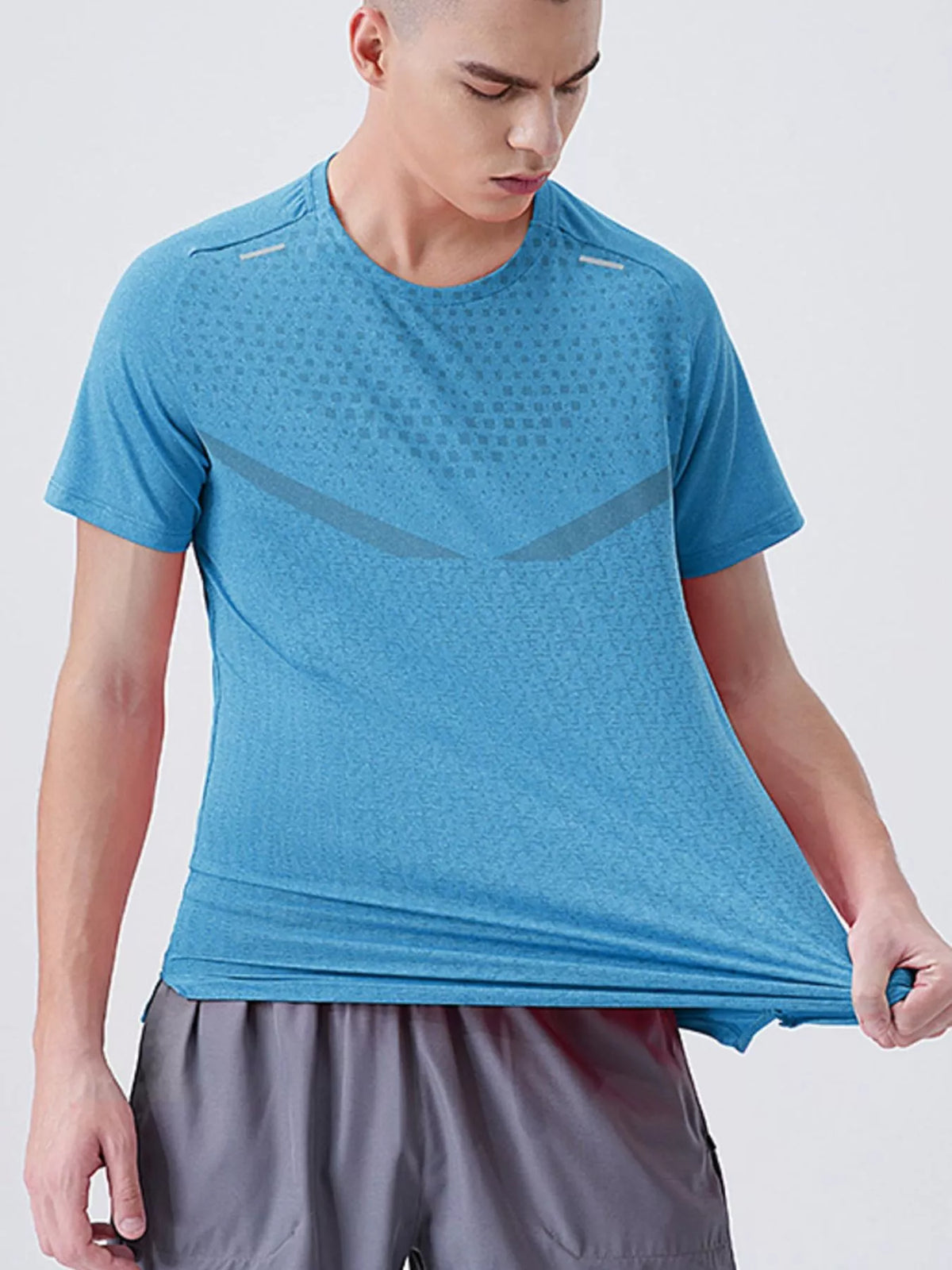 Men's Plus Size Breathable Quick-Dry Active T-Shirt