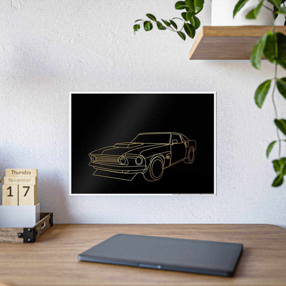 1969 Ford Mustang Boss Gloss Posters