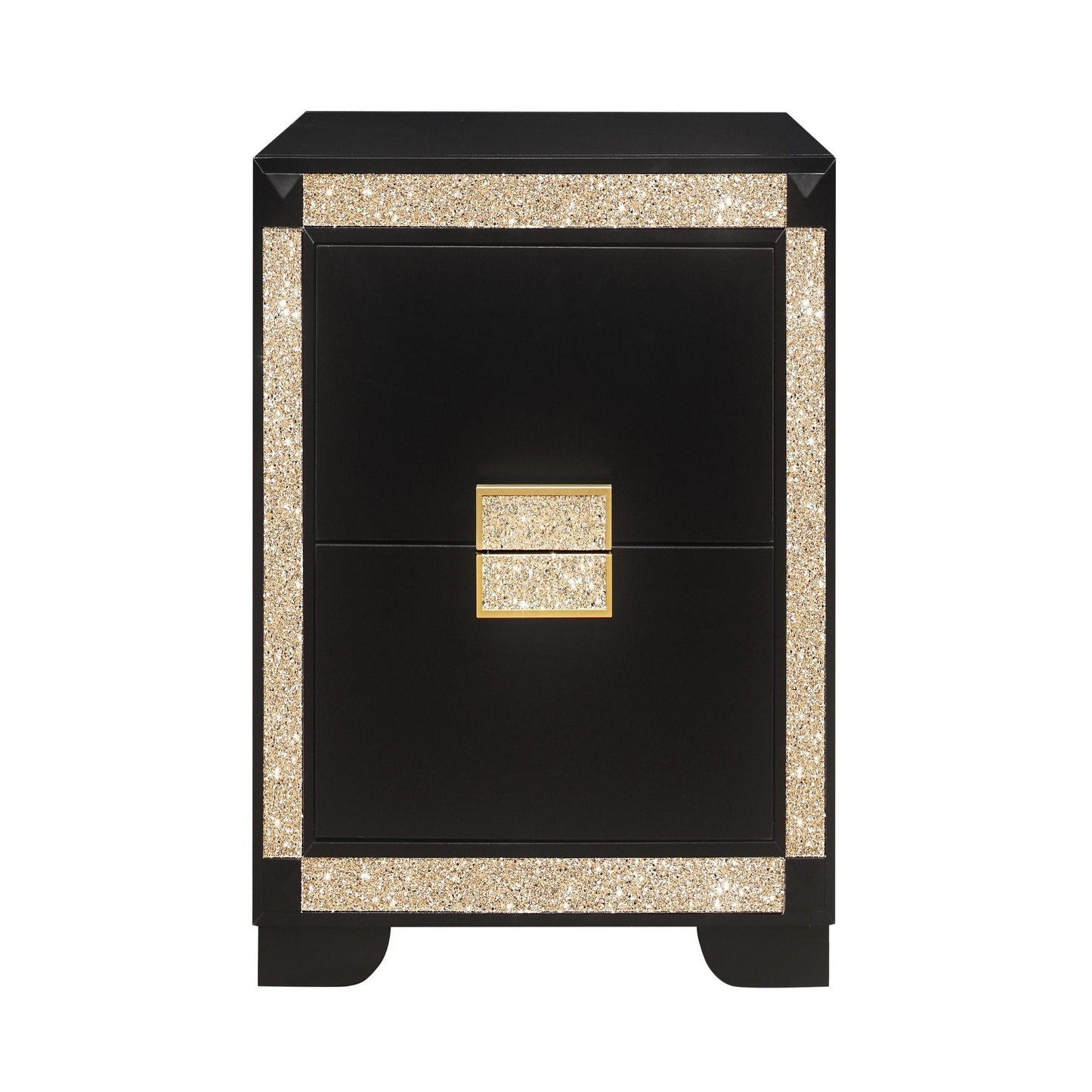 Lively - Bedroom Set With Glitter Detail And Padded Headboard