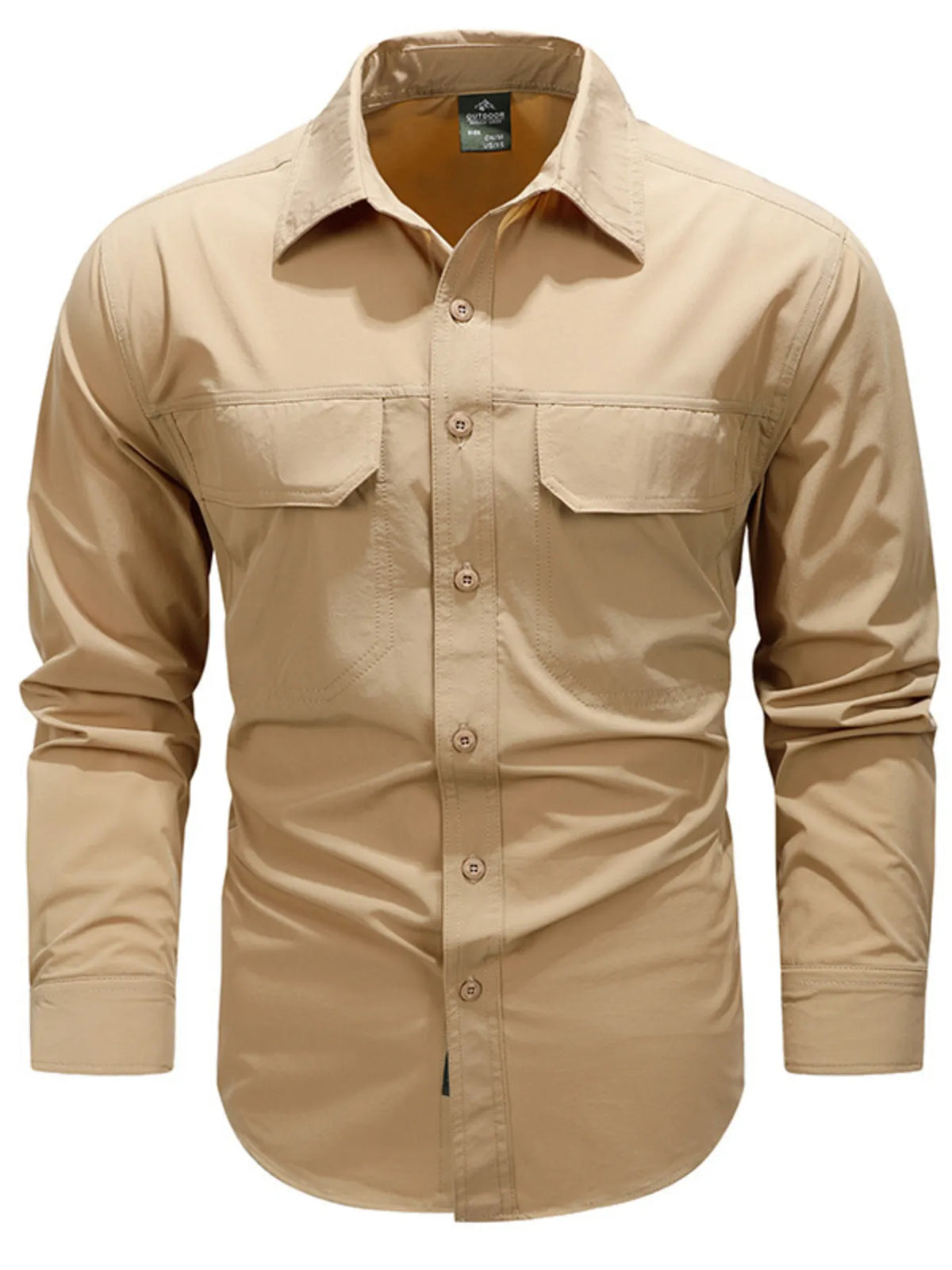 Men's Plus Size Lightweight Button Up Shirt
