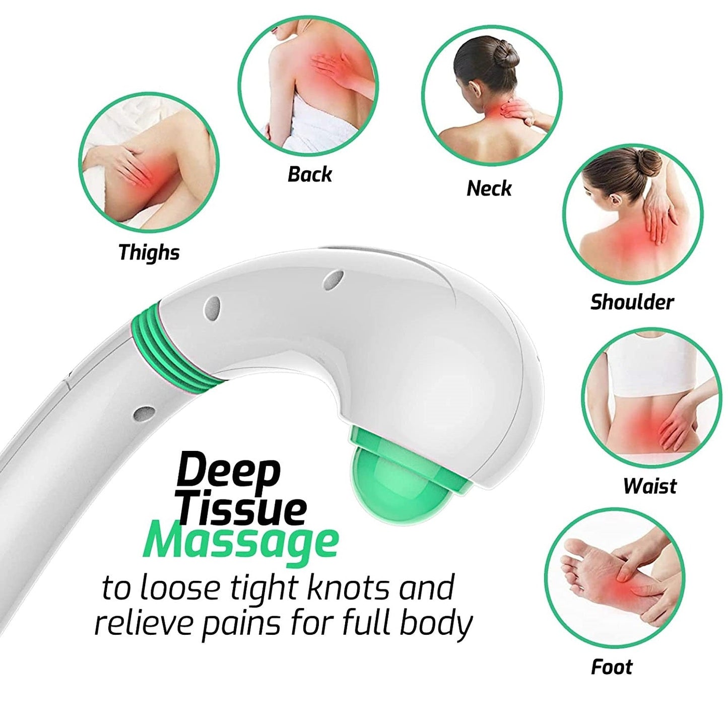 Ultimate Recovery Duo: Handheld Massager & Vibrating Massage Ball