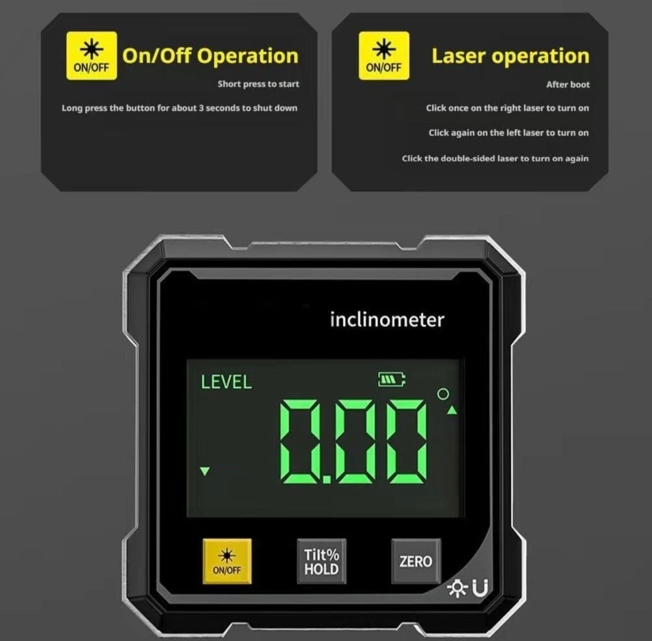PrecisionBeam Angle Meter