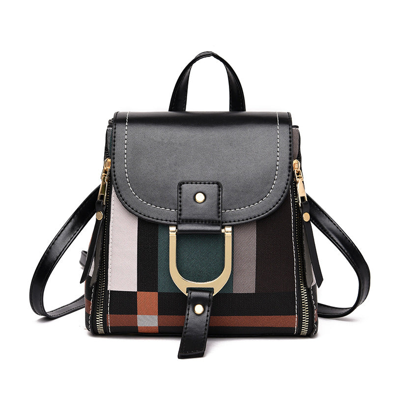 Small Women's Grid Backpack