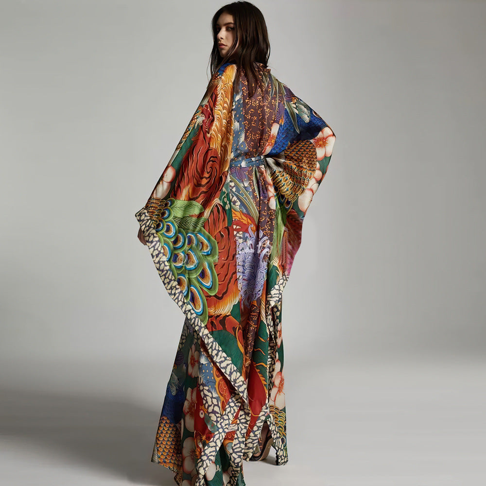 Beach Kimono Cardigan Robe – Dragon & Phoenix Sun Shirt