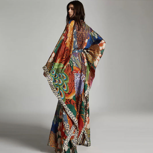 Beach Kimono Cardigan Robe – Dragon & Phoenix Sun Shirt