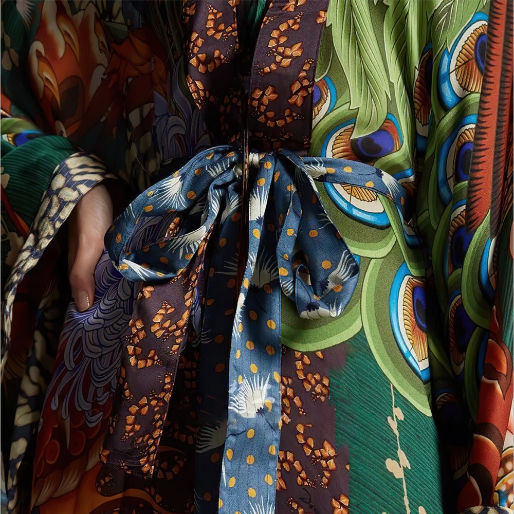 Beach Kimono Cardigan Robe – Dragon & Phoenix Sun Shirt