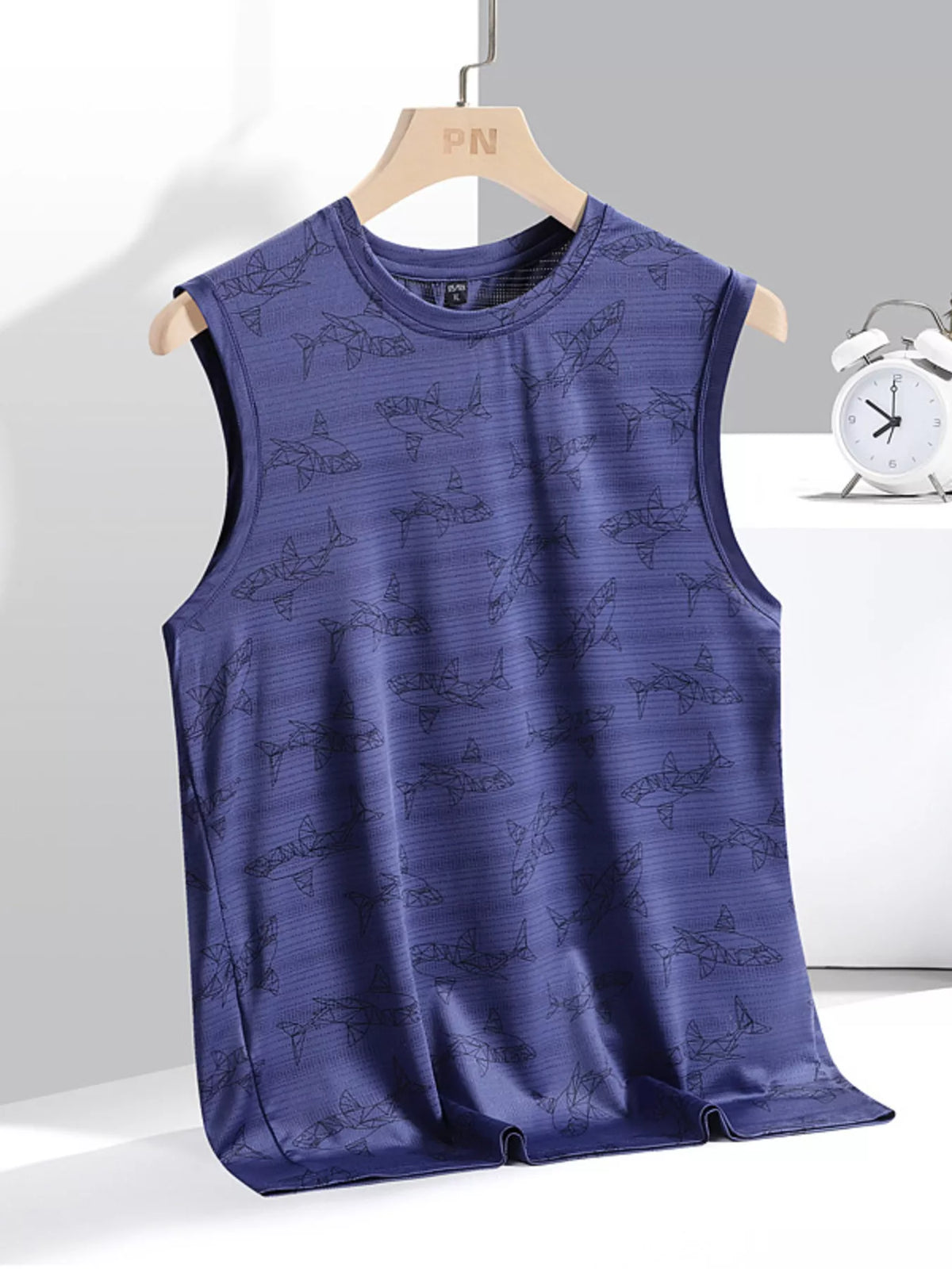Men's Plus Size Round Neck Tank