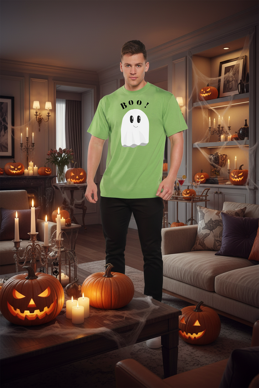 Boo Men's Bamboo Viscose/Organic Cotton Short Sleeve Graphic T-Shirt