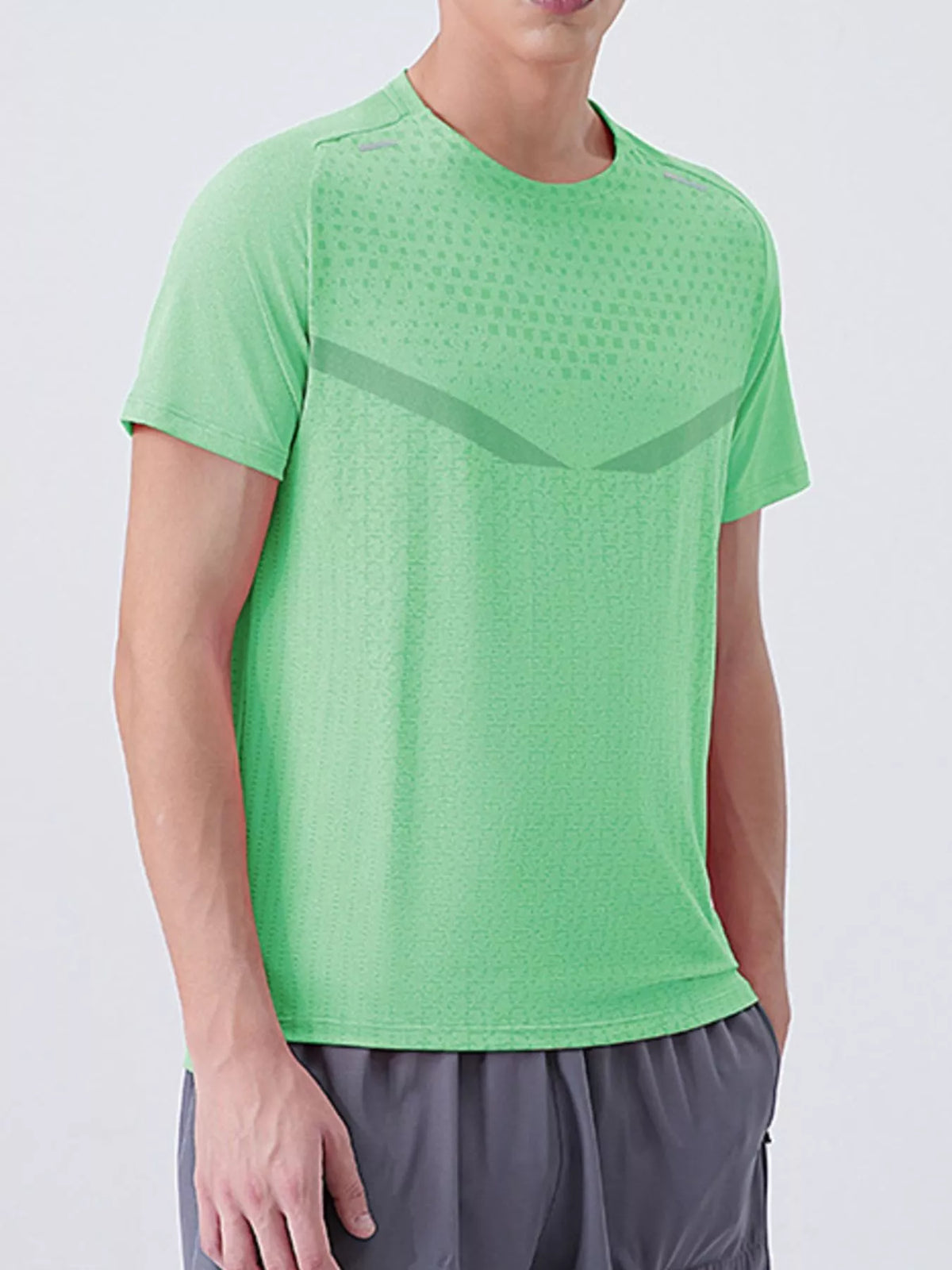 Men's Plus Size Breathable Quick-Dry Active T-Shirt