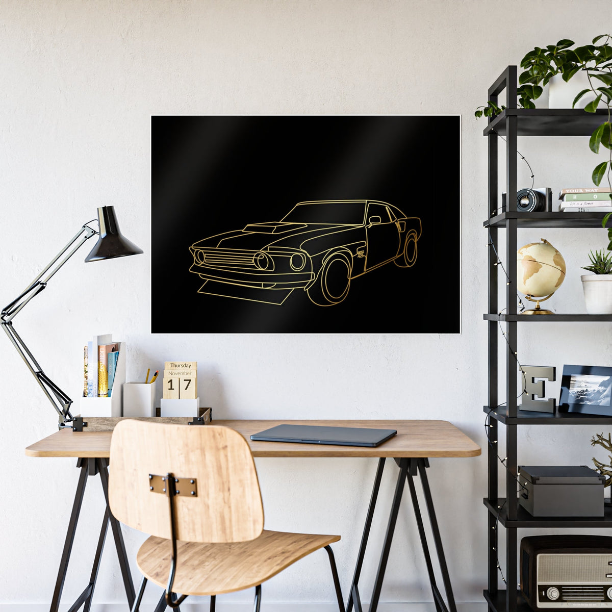 1969 Ford Mustang Boss Gloss Posters