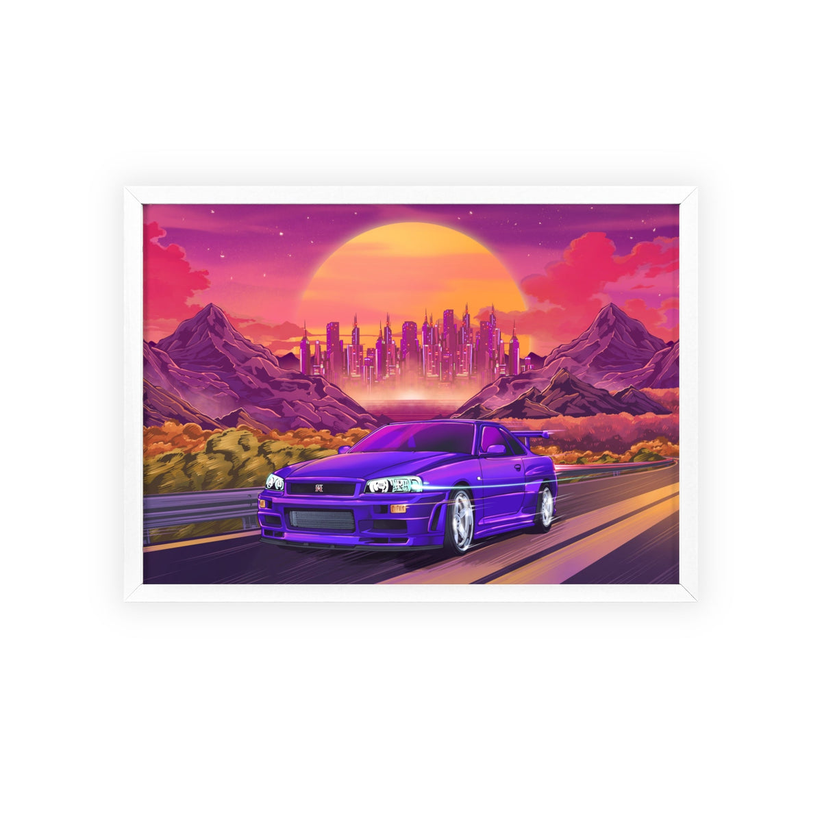 Nissan Skyline GT-R Poster