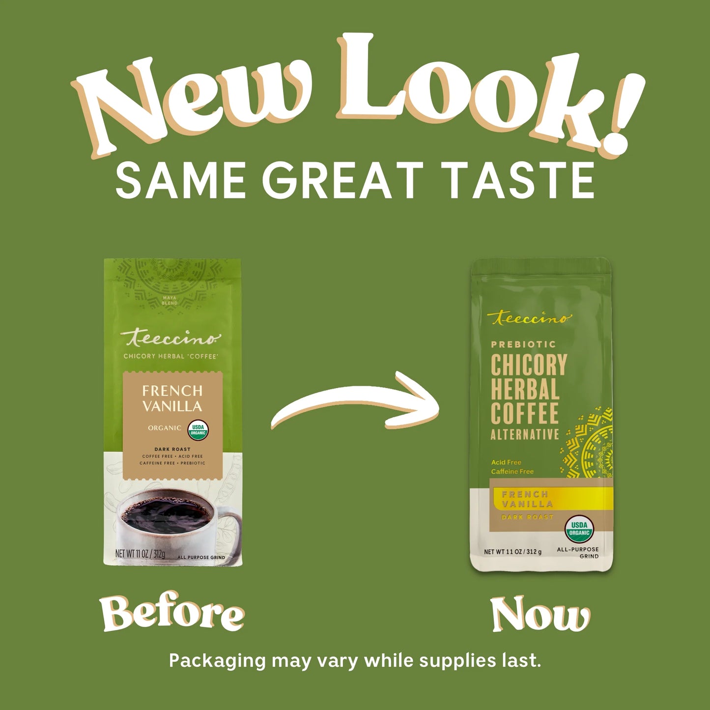 French Vanilla Chicory Herbal Coffee