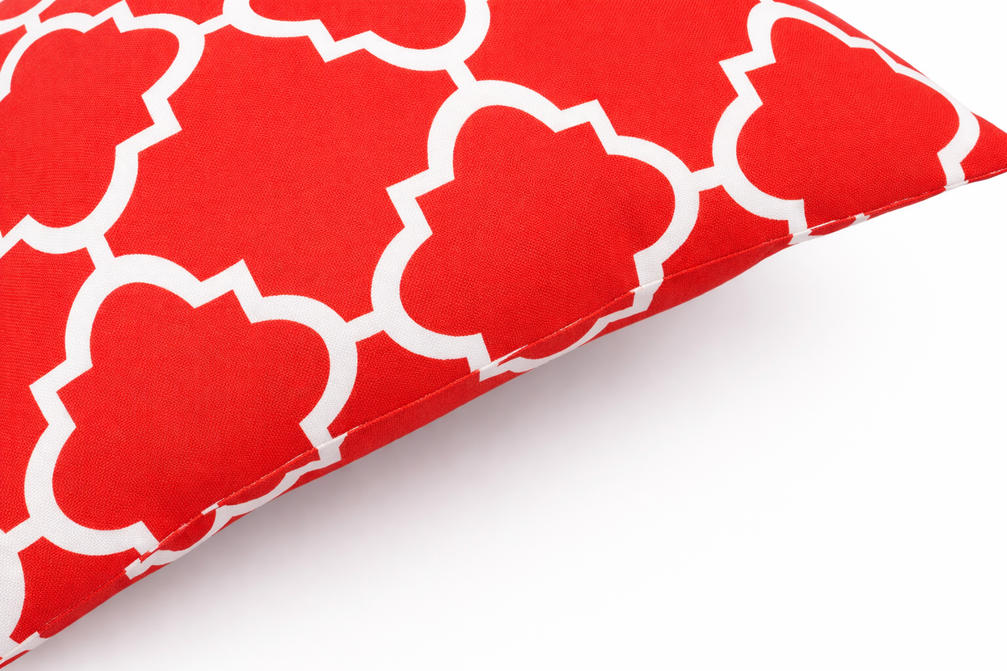 6 Pack Outdoor Pillow Covers - 18x18 Inch Red Trellis