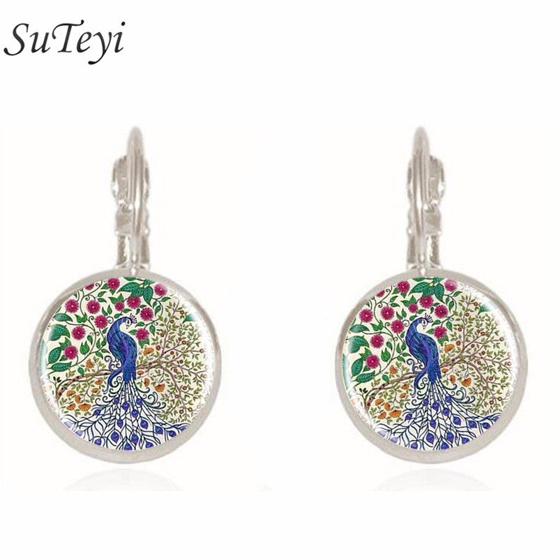 Charm Henna Yoga Amulet Mandala Earrings – Bohemian Drop Earrings