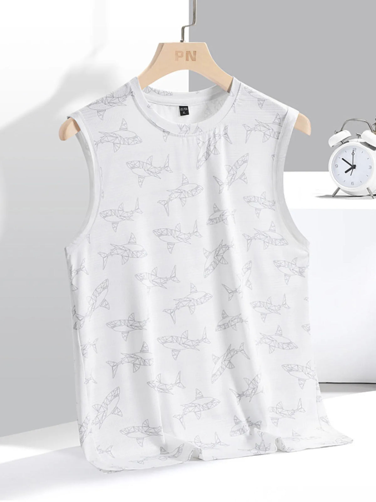 Men's Plus Size Round Neck Tank