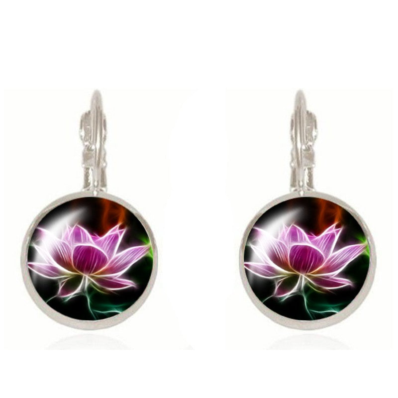 Charm Henna Yoga Amulet Mandala Earrings – Bohemian Drop Earrings