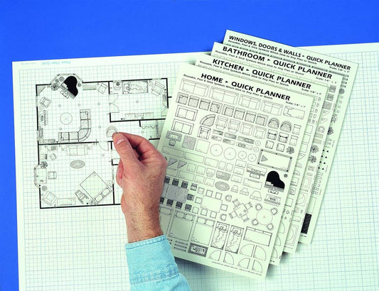 Home Quick Planner: Reusable, Peel & Stick Furniture & Archi
