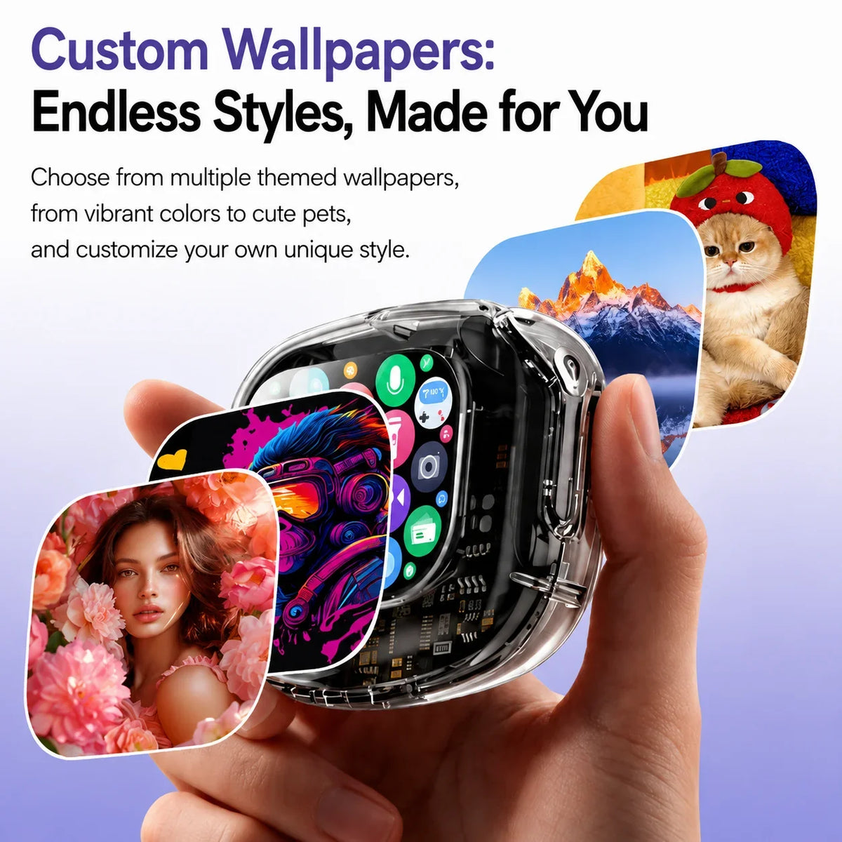 Wireless Bluetooth Headphones,144 Language Real Time Translation Earphones for Business,with Smart Touch Screen HiFi TWS Headset